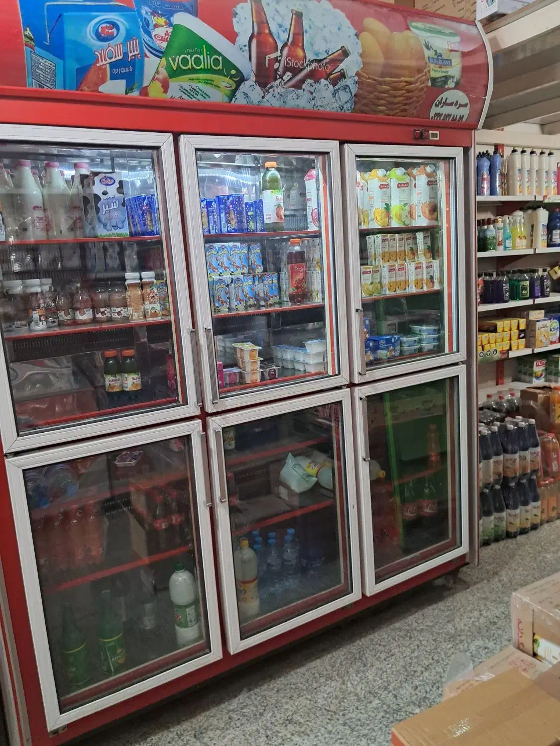 یخچال فریزر۶درب ایستاده باموتور ایتالیا|فروشگاه و مغازه|قیدار, |دیوار