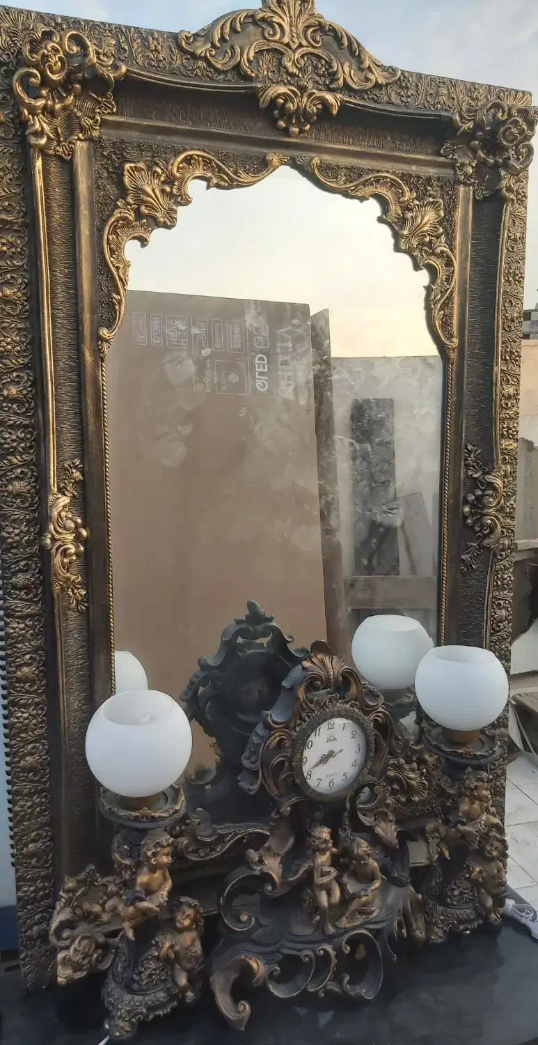 آینه شمعدان و کنسول|بوفه، ویترین، کنسول|اصفهان, شاهد|دیوار