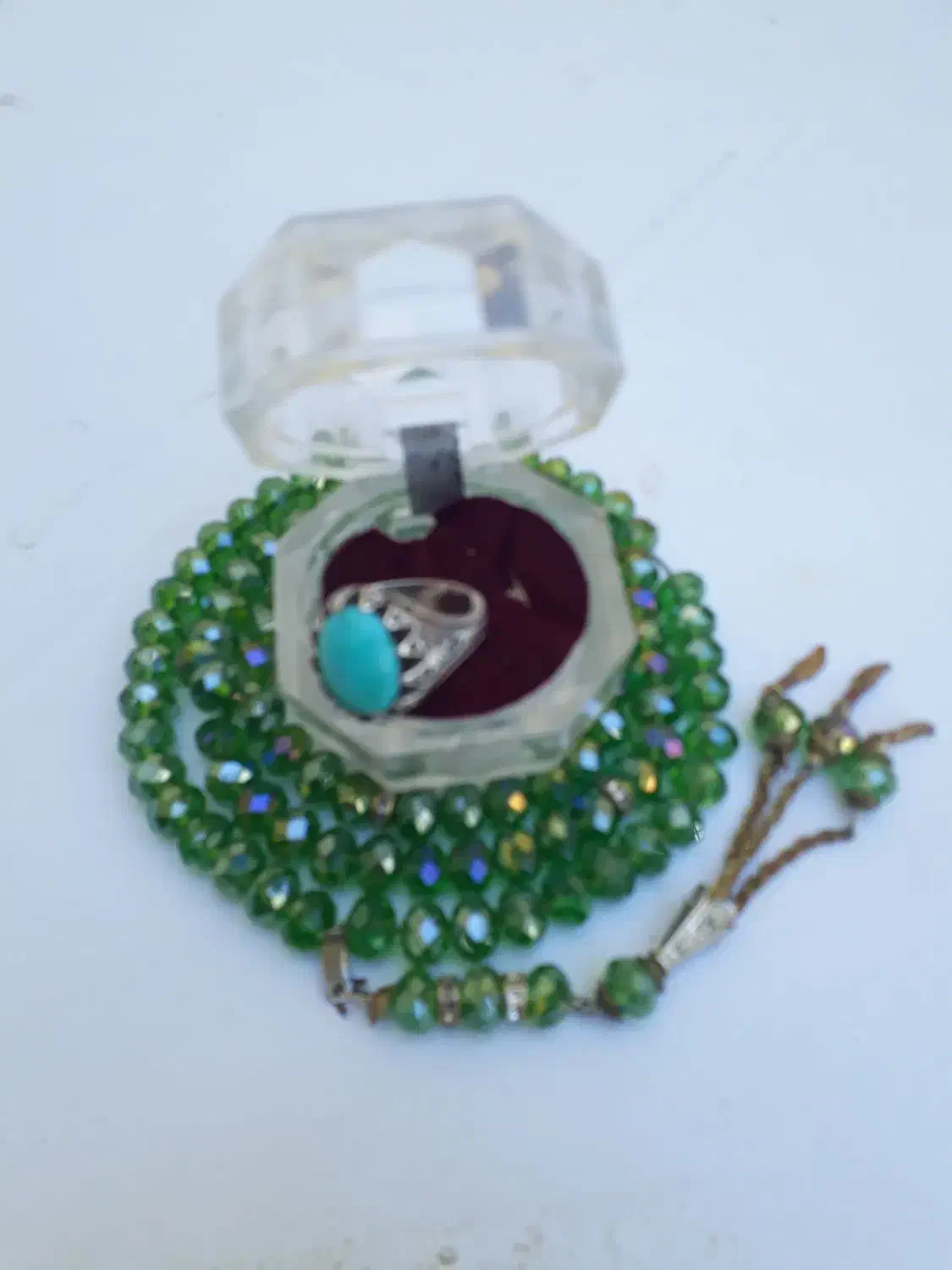 انگشتر فیروزه نفره ۸ گرم یک میلیون و ششصد|جواهرات|قم, خاکفرج|دیوار