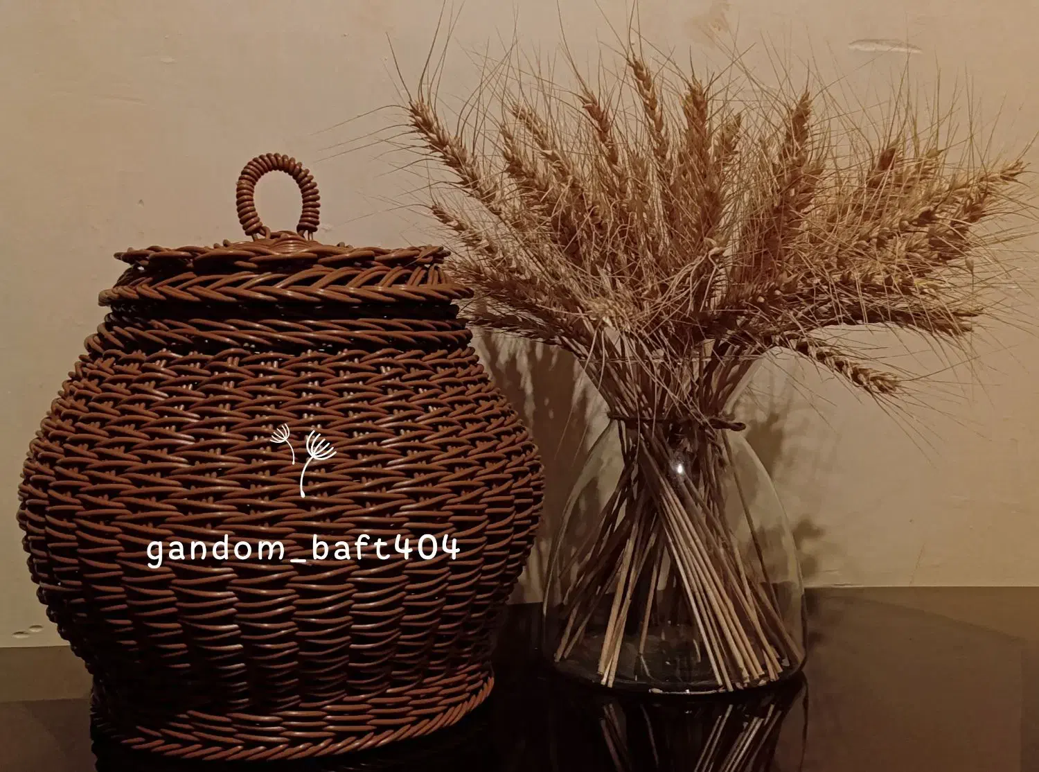 سبد خمره ای|صنایع دستی و سایر لوازم تزئینی|یاسوج, |دیوار