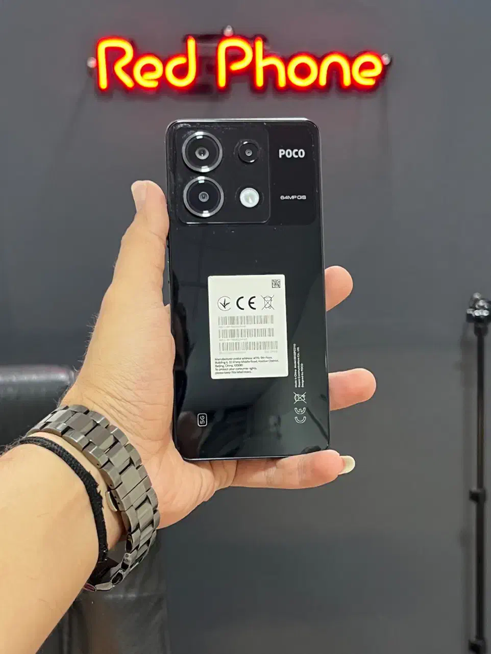 Poco X6 ۲۵۶ گیگ رام ۱۲ در حد نو‌با گارانتی|موبایل|رشت, سلیمانداراب|دیوار