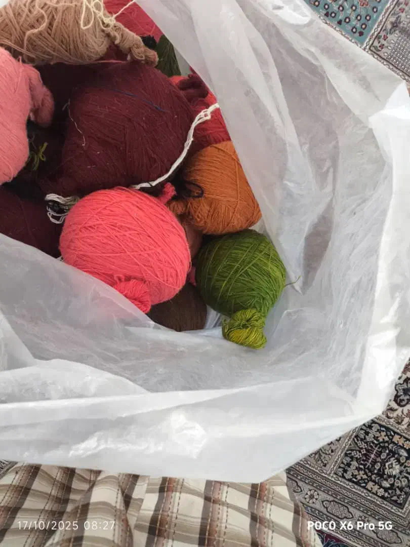 خومه شسته شده گندله شده وآماده|لوازم خیاطی و بافتنی|لاران, |دیوار