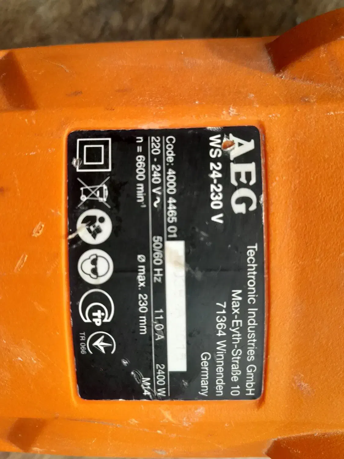 سنگ فرز AEGآلمانی|ابزارآلات|تهران, خاوران|دیوار