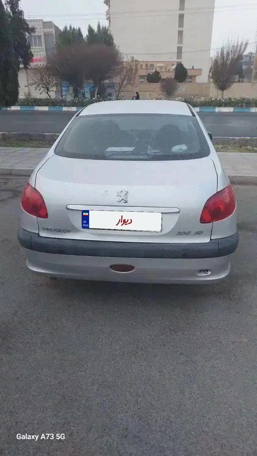 فروش ۲۰۶ صندوقدار مدل v8 مدل ۱۳۹۴|خودرو سواری و وانت|یزد, |دیوار