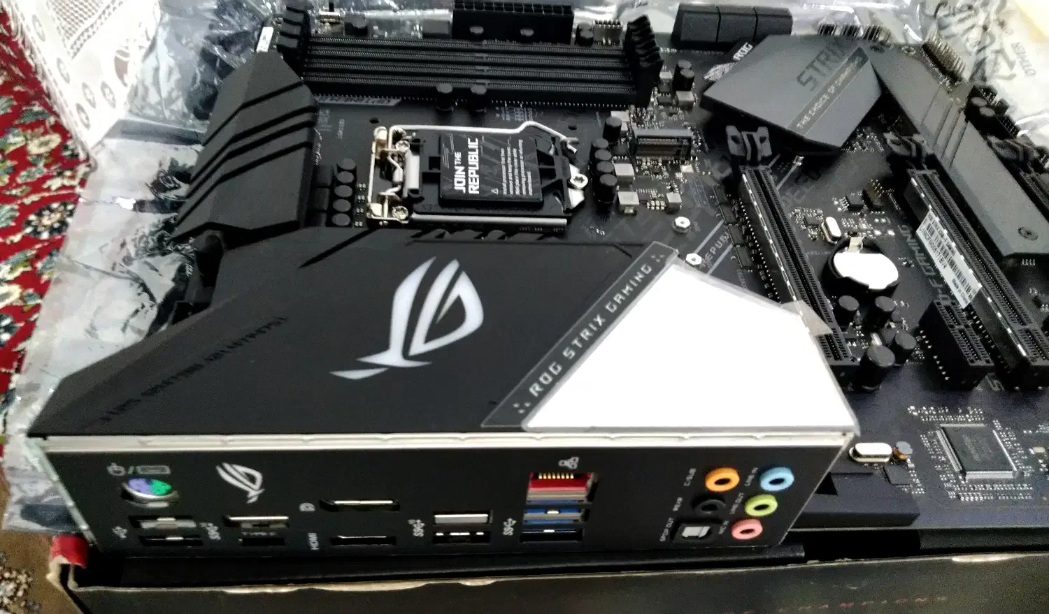 مادربرد ASUS ROG STRIX Z390-F - نو و غیر اکبند|قطعات و لوازم جانبی رایانه|گرگان, |دیوار