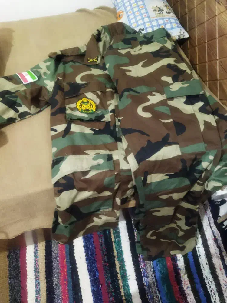 لباس استتار جنگلی کادر نیرو زمینی سایز xl|لباس|کرج, کیانمهر|دیوار