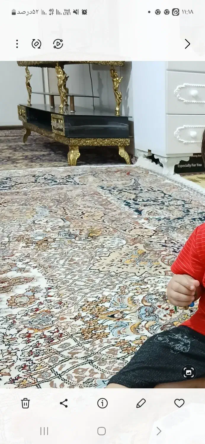 فرش 12متری درحد نو دوتاس|فرش|قم, ولیعصر|دیوار