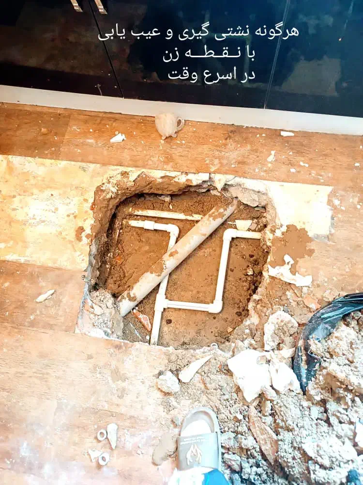 لوله کشی آب فاضلاب نشتی گیری با دستگاه نقطه زن|خدمات پیشه و مهارت|زاهدان, |دیوار