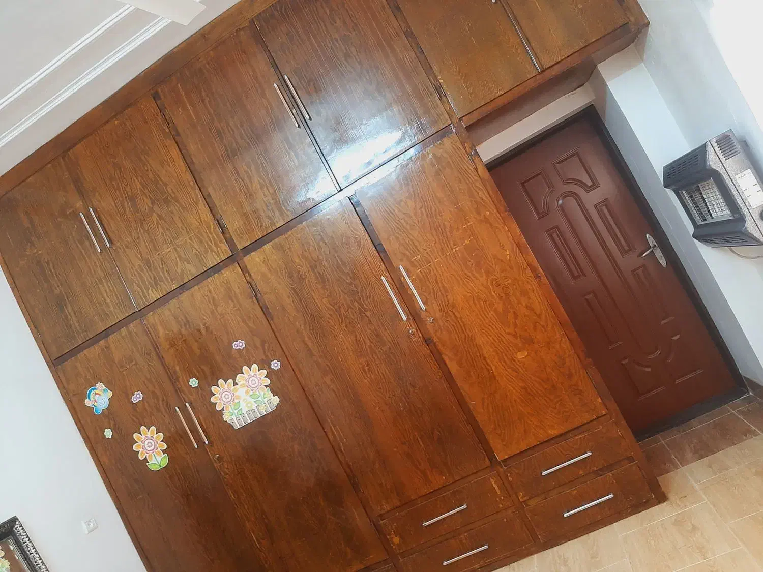 کمد دیواری تمام چوب|جاکفشی، کمد، دراور|مینودشت, |دیوار