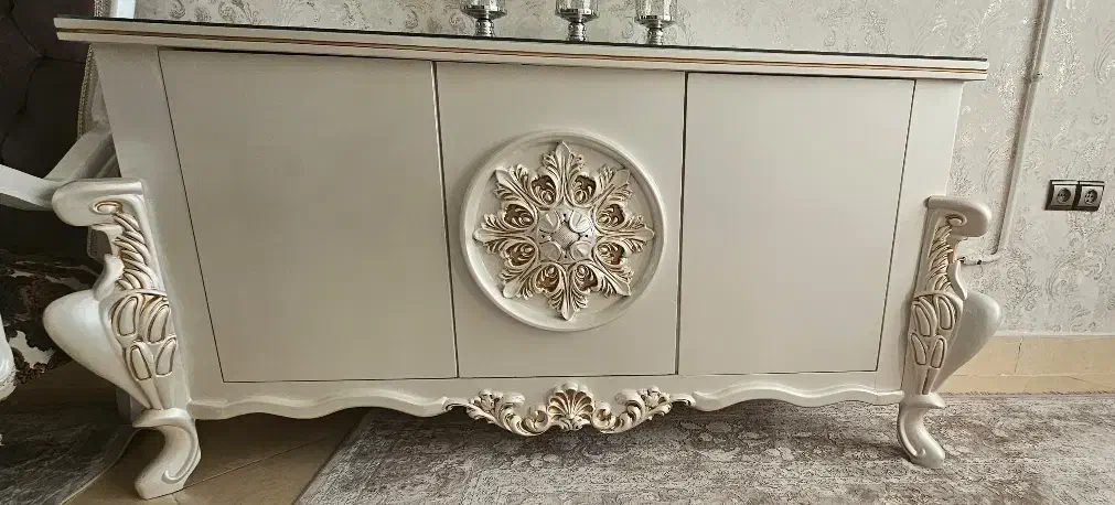 کنسول چوب راش|بوفه، ویترین، کنسول|کاشمر, |دیوار