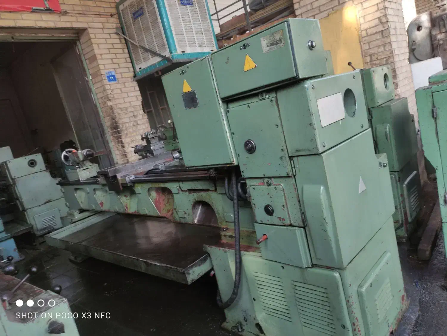 دستگاه تراش ۲مترسنت۵۰تبریز چهاریل آبکاری مدل۷۱|ماشین‌آلات صنعتی|اصفهان, جلالیه|دیوار