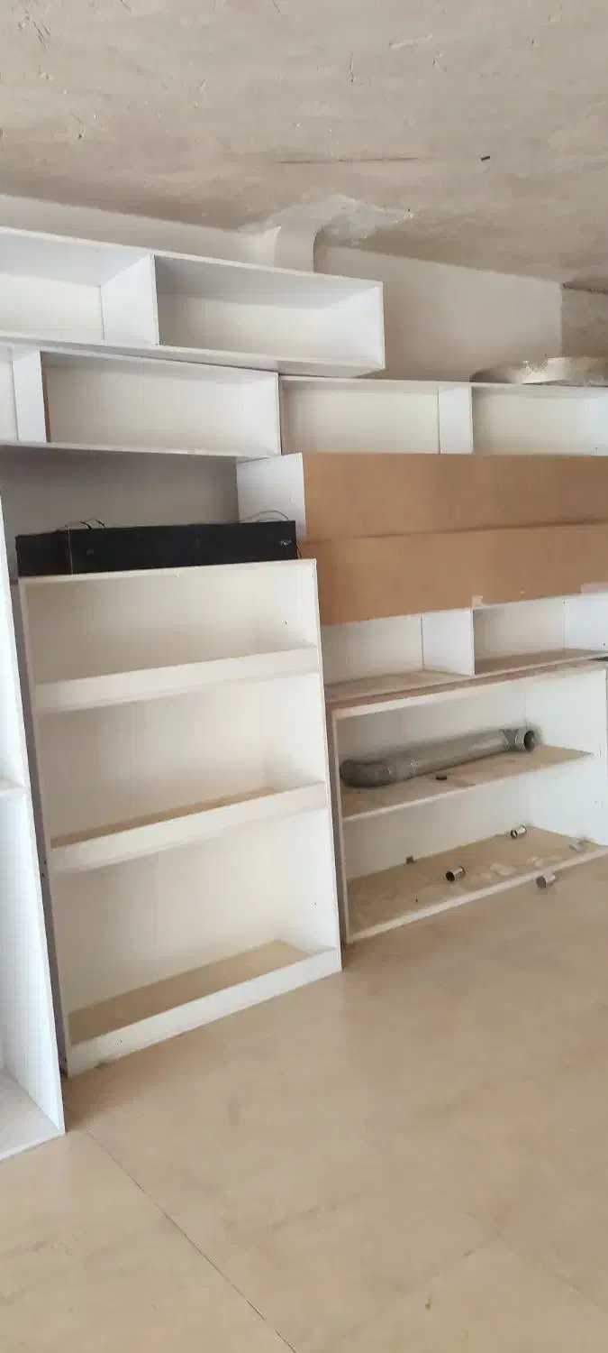 ویترین وقفسه|کتابخانه، شلف، قفسه‌های دیواری|قزوین, |دیوار