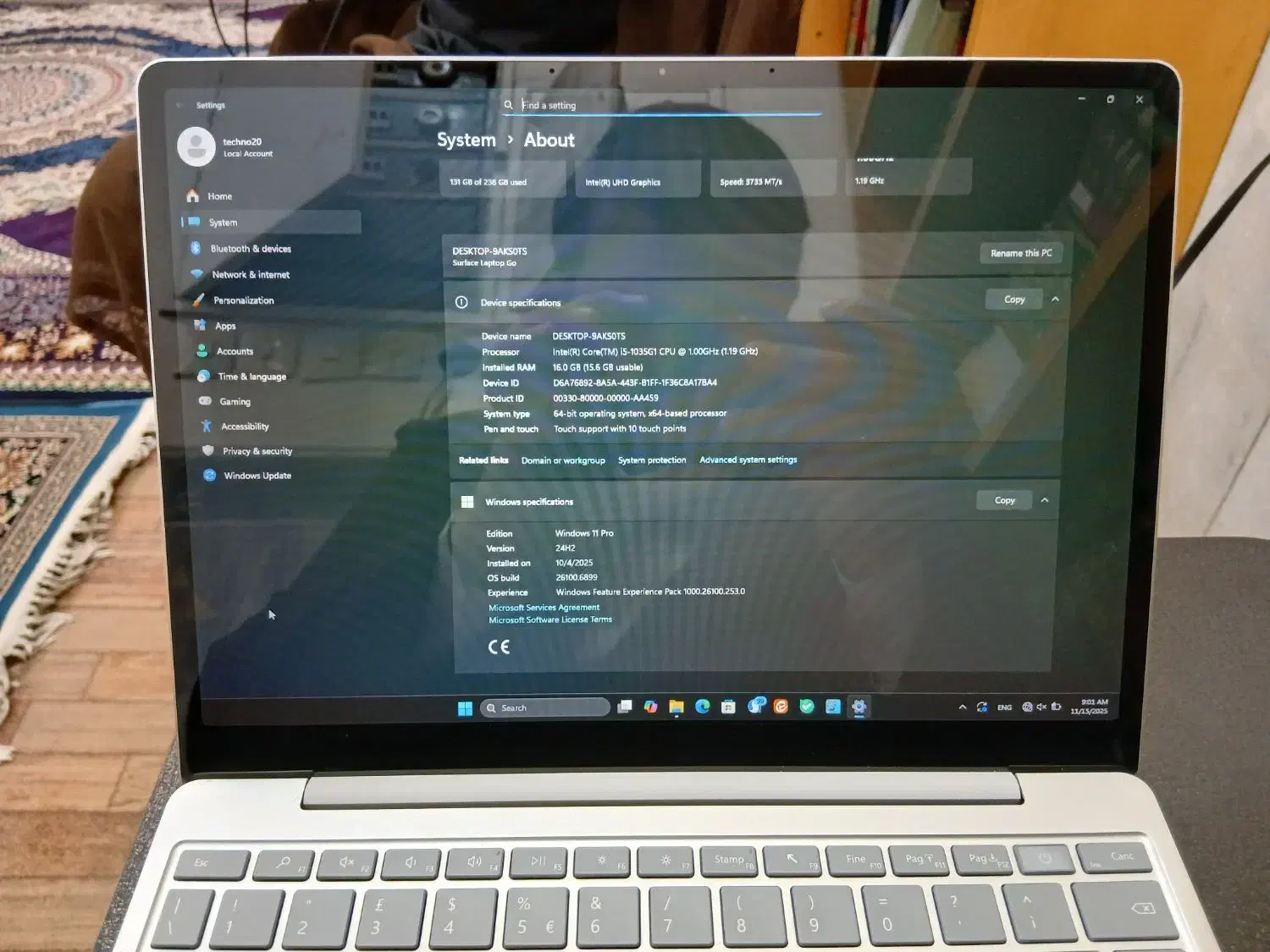 سرفیس لپتاپ GO|رایانه همراه|قم, عمار یاسر|دیوار