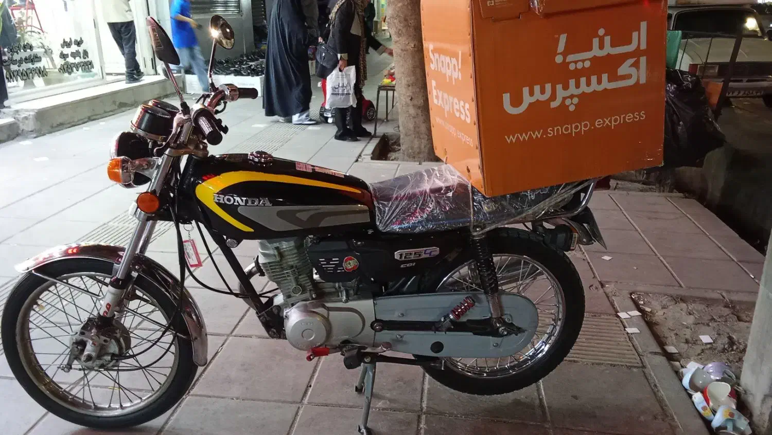 موتور پلاک ملی ۱۲۵|موتورسیکلت|ماهدشت, |دیوار