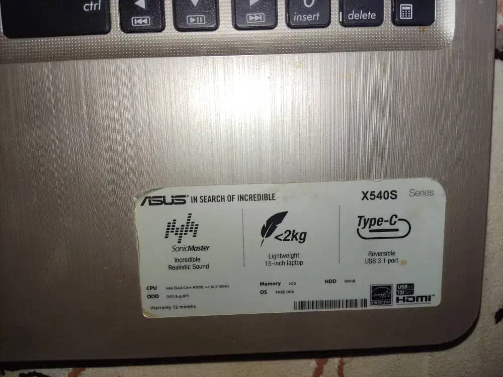 لبتاب ایسوز|رایانه همراه|شیراز, کاراندیش|دیوار