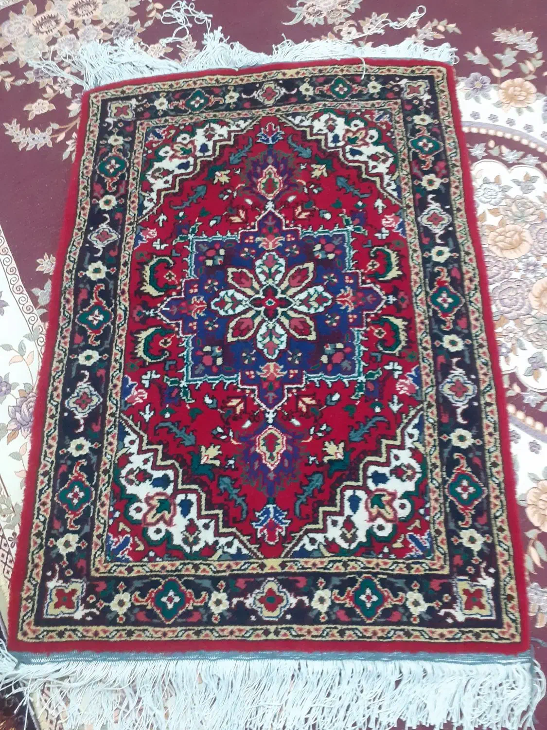 فرش دستبافت بافت نخ پشم|فرش|پاکدشت, پاکدشت (مامازند)|دیوار