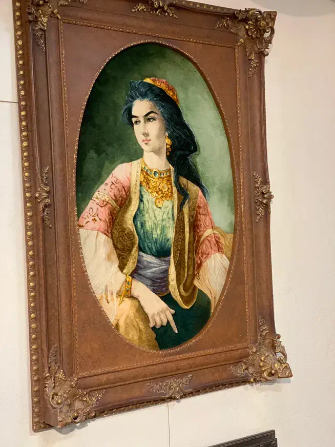 تابلو فرش دستبافت دختر عثمانی|تابلو فرش|تهران, بازار|دیوار