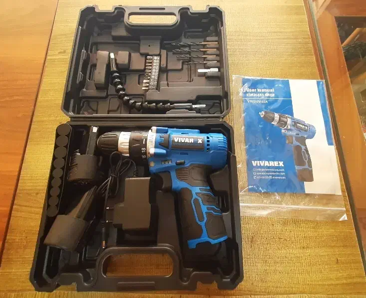 دریل شارژی ویوارکس دوباتری|ابزارآلات|رشت, حمیدیان|دیوار