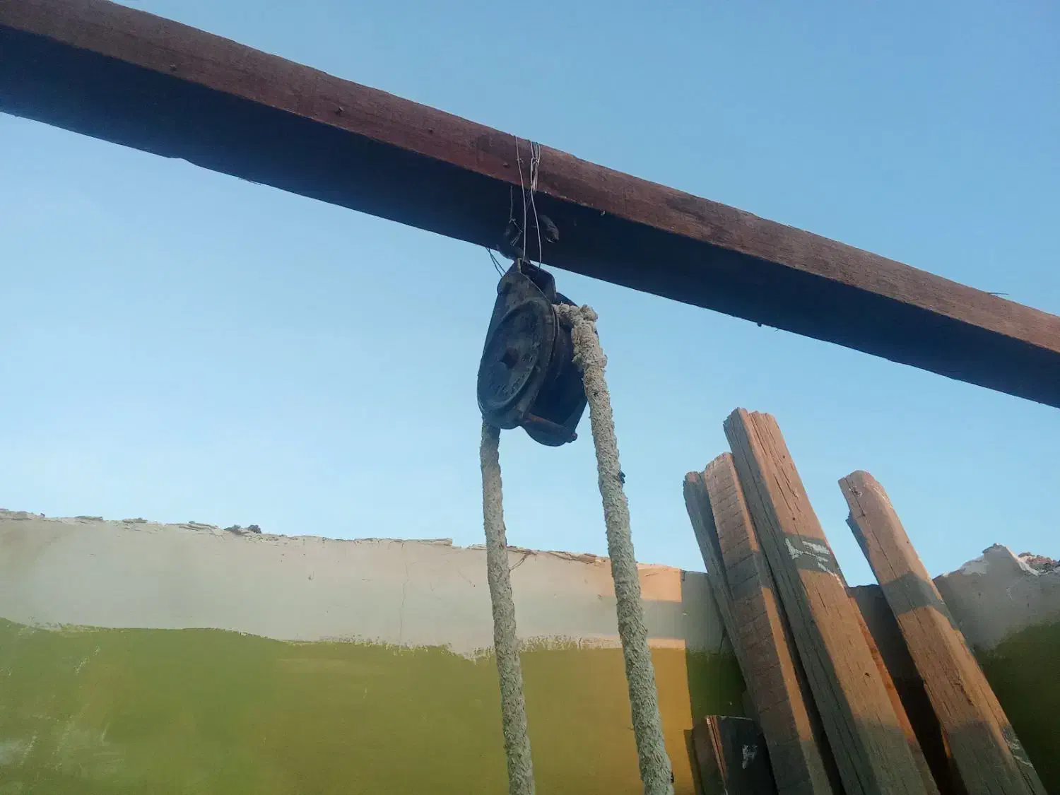 گاری یزد و قرقره و10متر بند وکلنگ|ابزارآلات|میناب, |دیوار