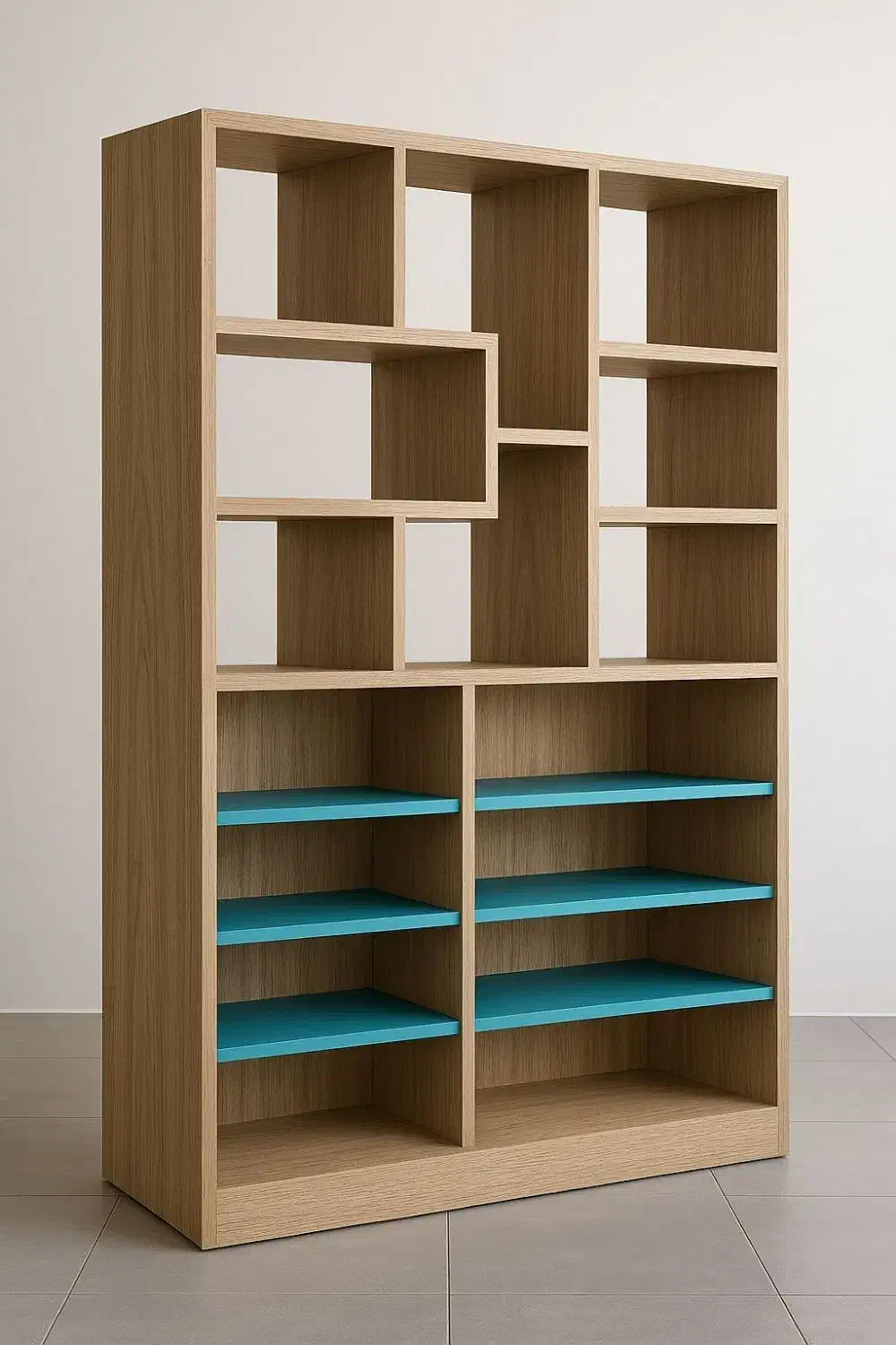 کتابخانه|کتابخانه، شلف، قفسه‌های دیواری|آذرشهر, |دیوار