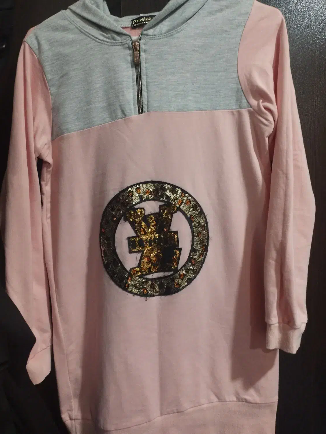 هودی صورتی دخترانه، کلاه دار، زیپ دار|لباس|شهرکرد, |دیوار