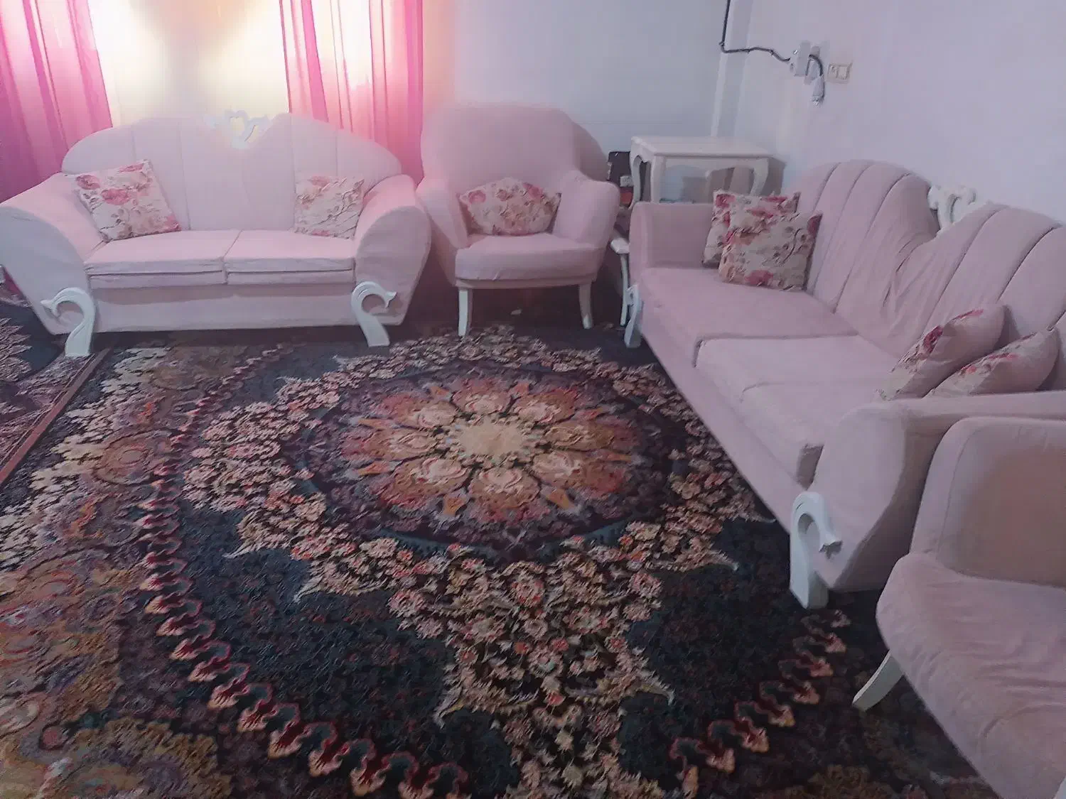 مبل ترک اصل ۷ نفره(مدل راحتی)|مبلمان خانگی و میز عسلی|ایوانکی, |دیوار