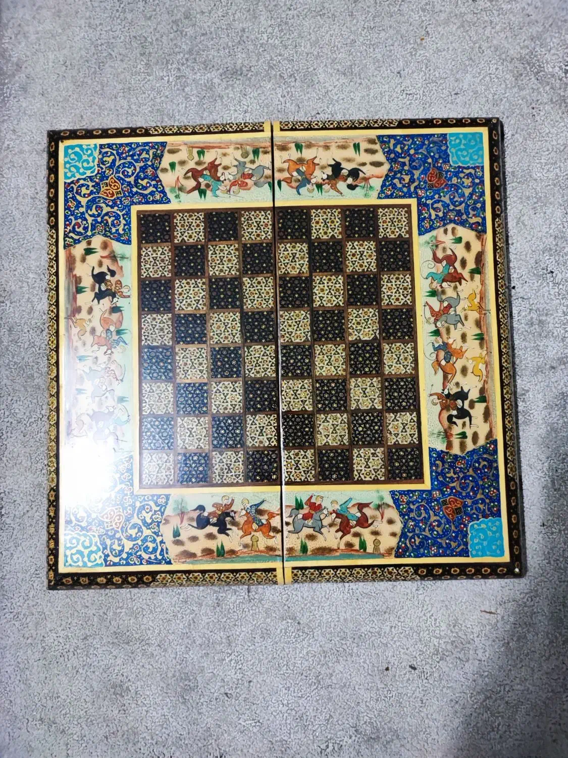 تخته نرد خاتم (دست ساز)|کلکسیون و سرگرمی|بابل, |دیوار