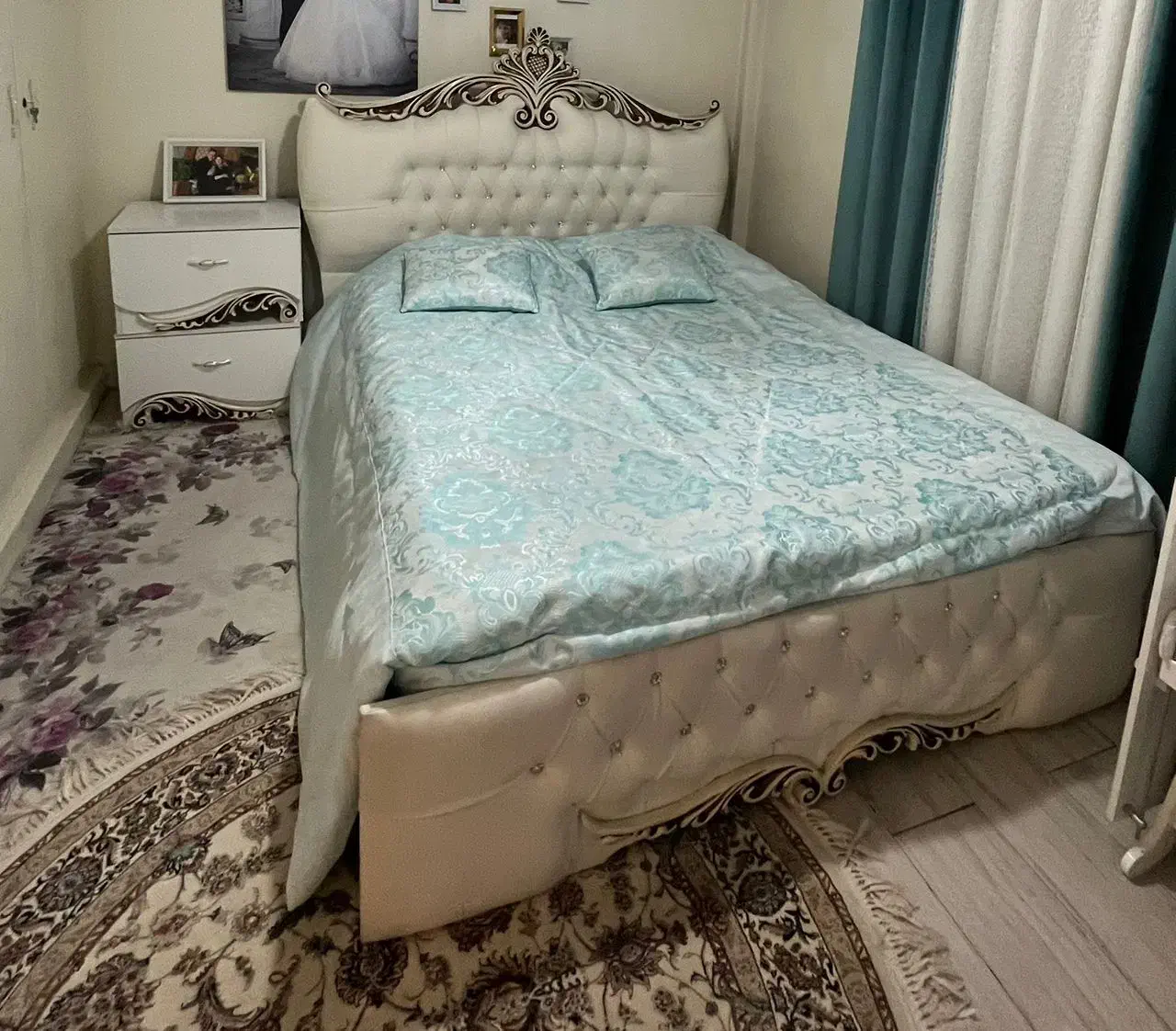 سرویس تخت خوابه دونفره با میز آرایش|تخت و سرویس خواب|تهران, ابوذر|دیوار