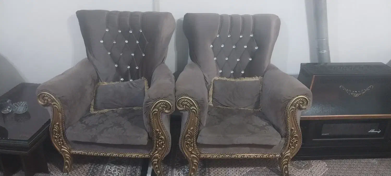 مبل ۷ نفری|مبلمان خانگی و میز عسلی|پارس‌آباد, |دیوار