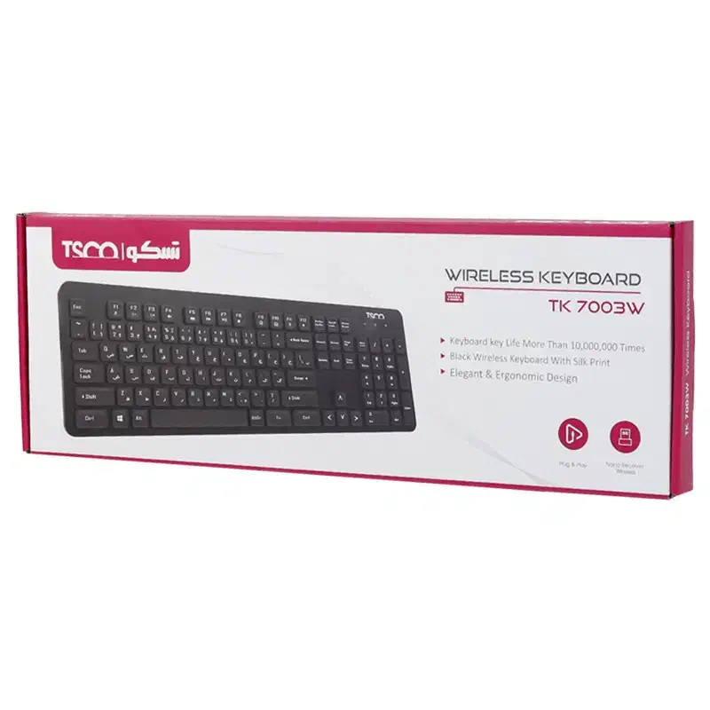 کیبورد بی سیم برند تسکو با تخفیف و گارانتی|قطعات و لوازم جانبی رایانه|کازرون, |دیوار