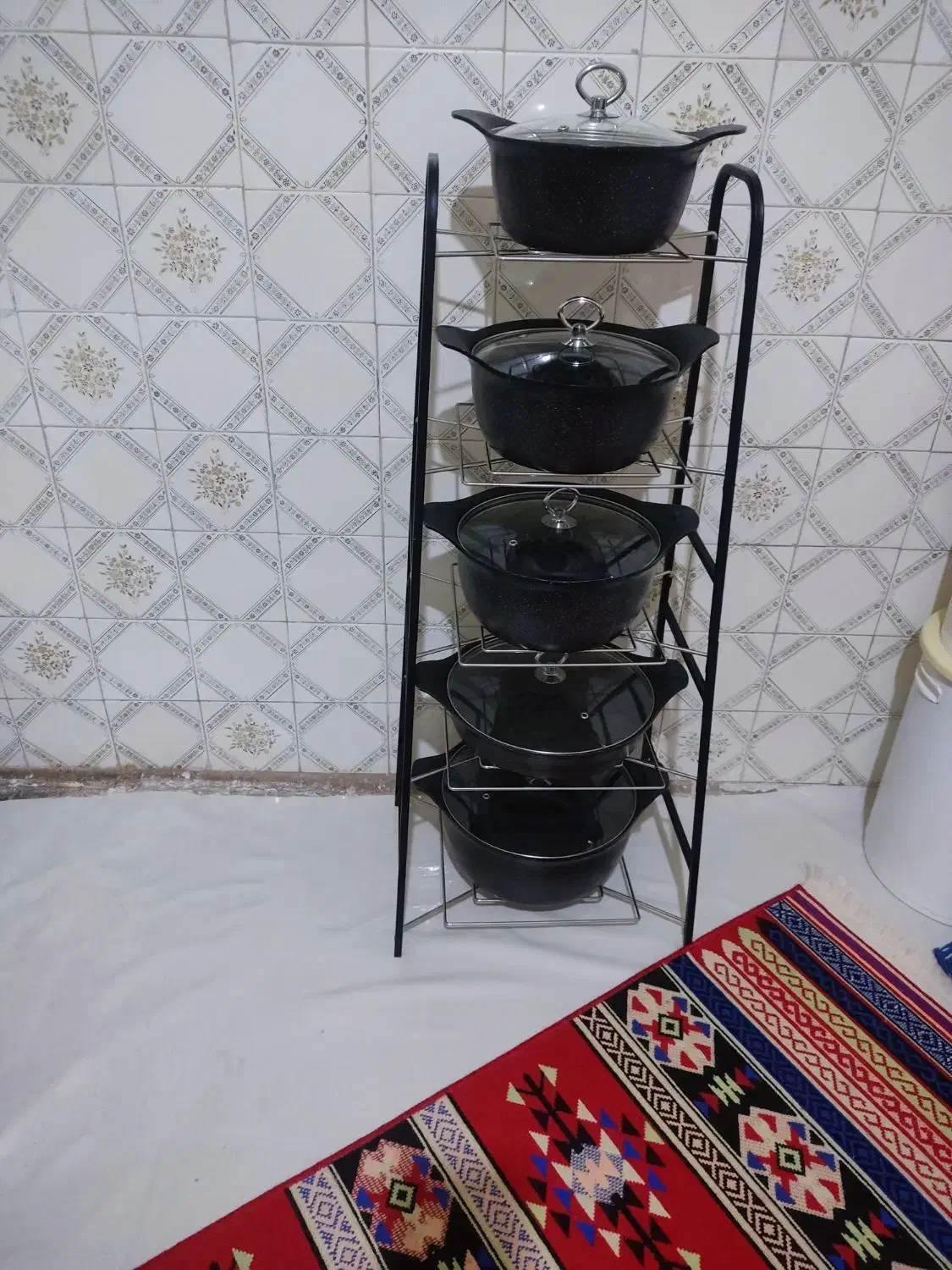 قابلمه چدن ده پارچه یه تابه وچهارتا قابلمه|ظروف پخت‌وپز|قوچان, |دیوار