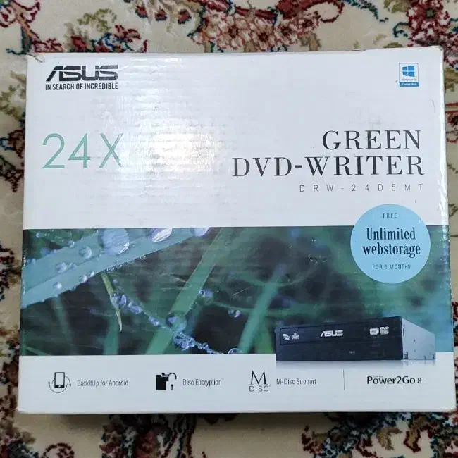 DVD رایتر اینترنال اصلی ایسوس با تبدیل ساتا به USB|قطعات و لوازم جانبی رایانه|تهران, پونک|دیوار