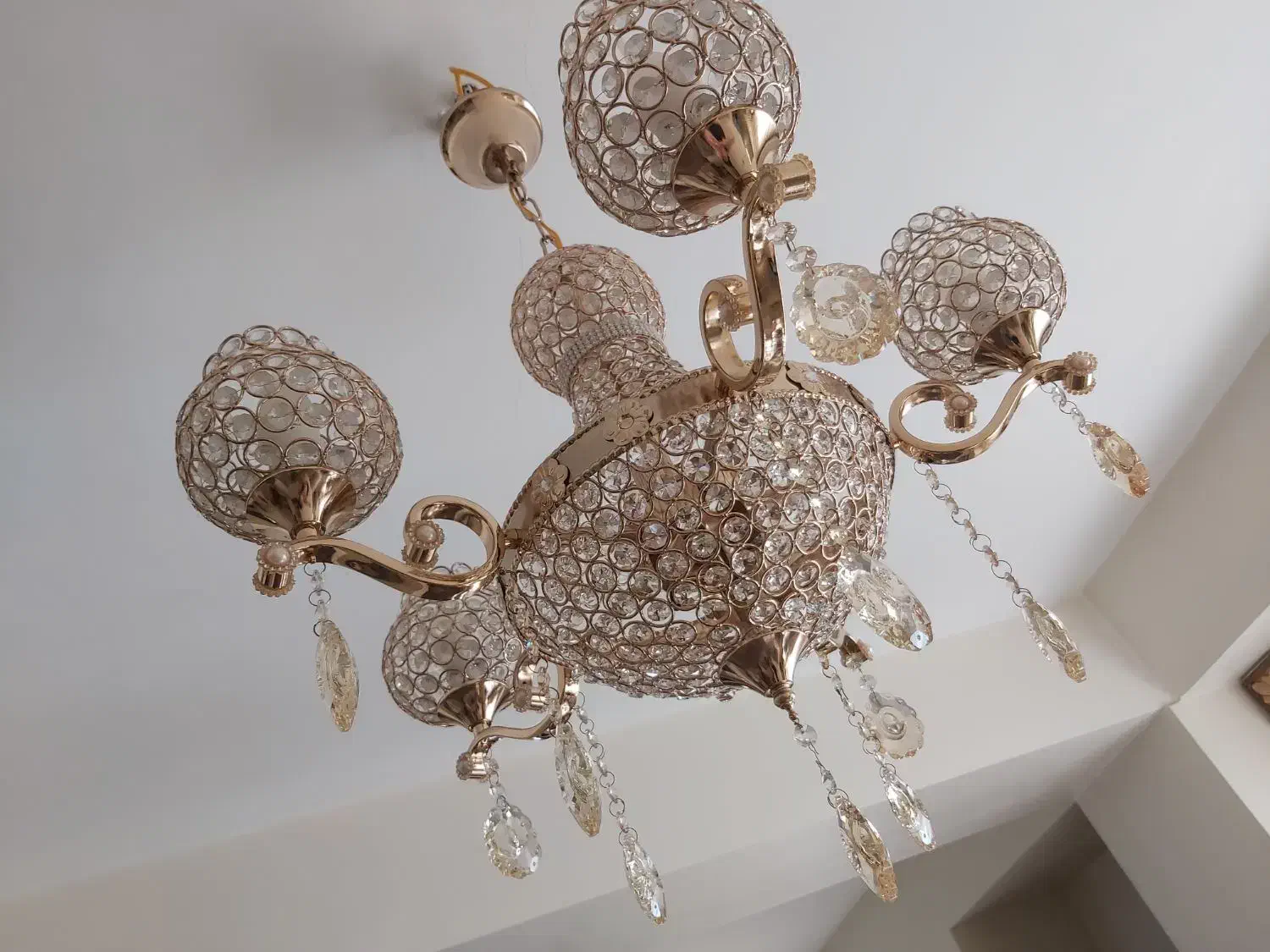 لوستر|لوستر و چراغ آویز|تبریز, |دیوار