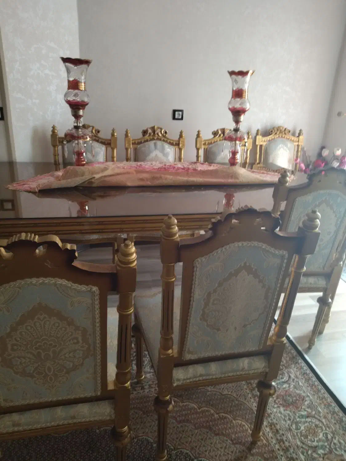 میز و صندلی ناهار خوری ۸نفره|میز و صندلی غذاخوری|اردبیل, |دیوار