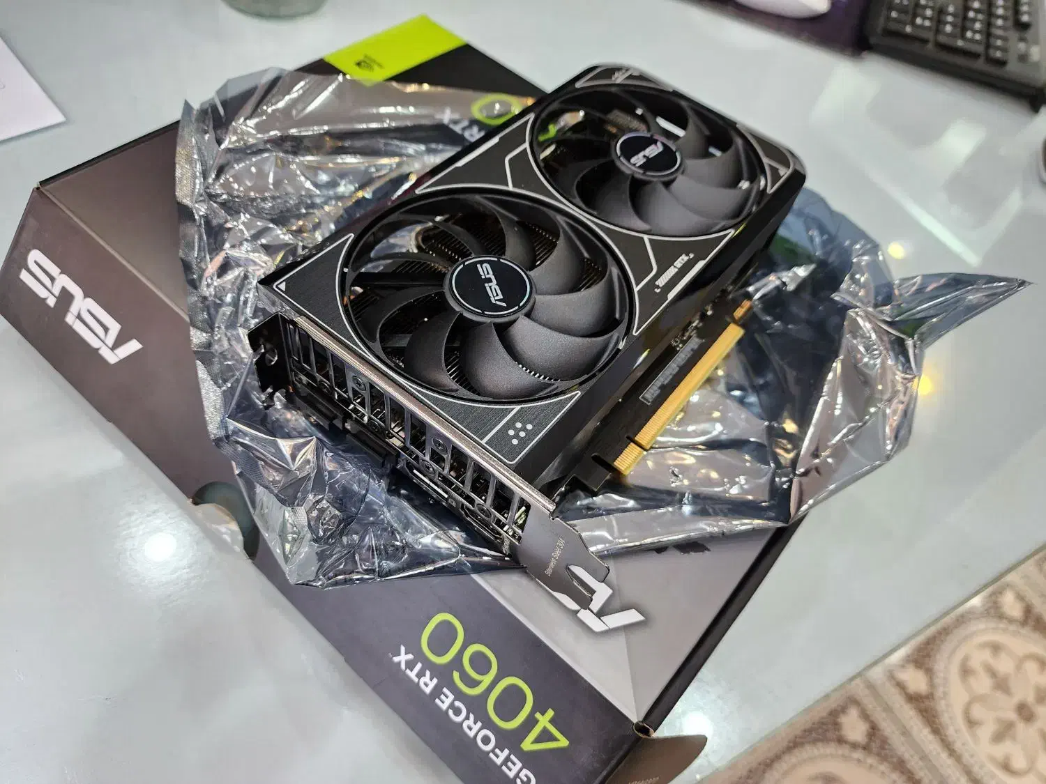 گرافیک در حد نو ASUS 4060 OC|قطعات و لوازم جانبی رایانه|میبد, |دیوار