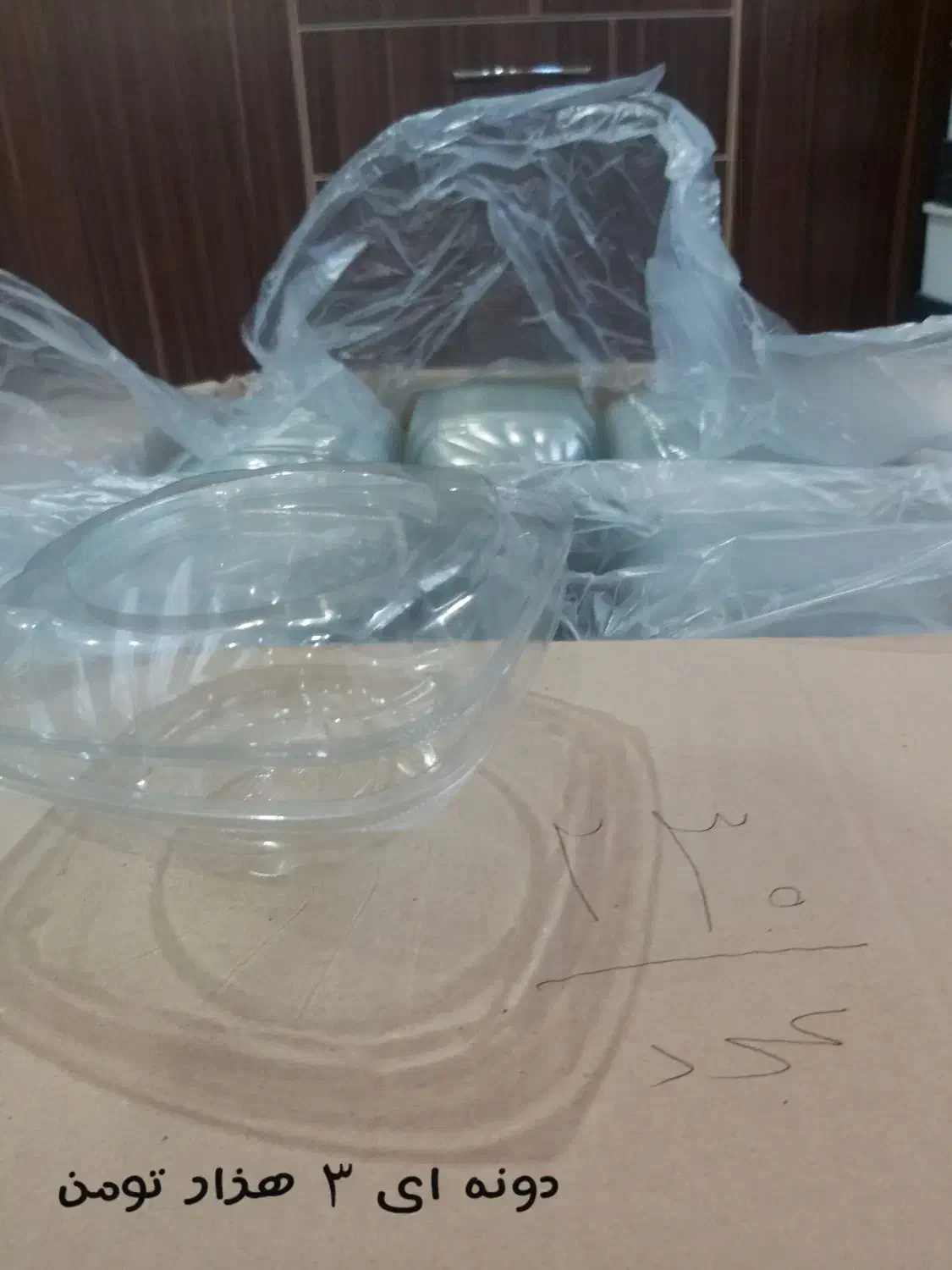 ظروف یکبار مصرف|ظروف نگهدارنده، پلاستیکی، یکبارمصرف|رشت, حومه رشت|دیوار