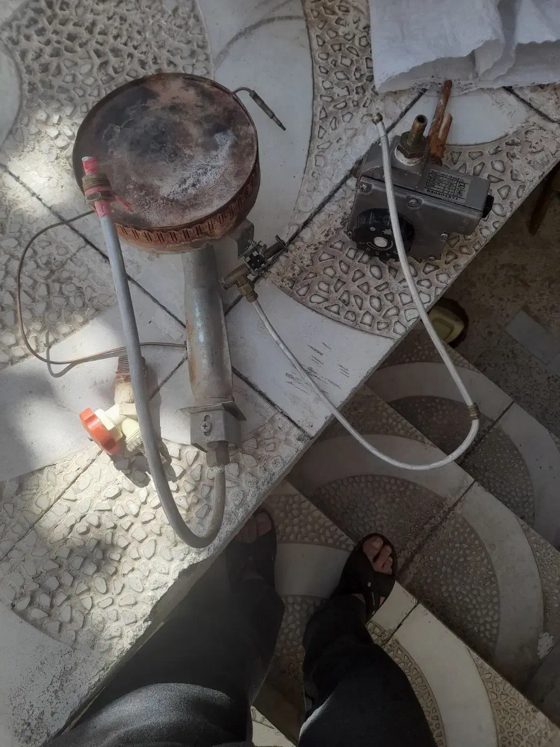 ژکلاتور وشعله مشعل ترمکوب باوسایل کامل|آبگرمکن، پکیج، شوفاژ|مراغه, |دیوار