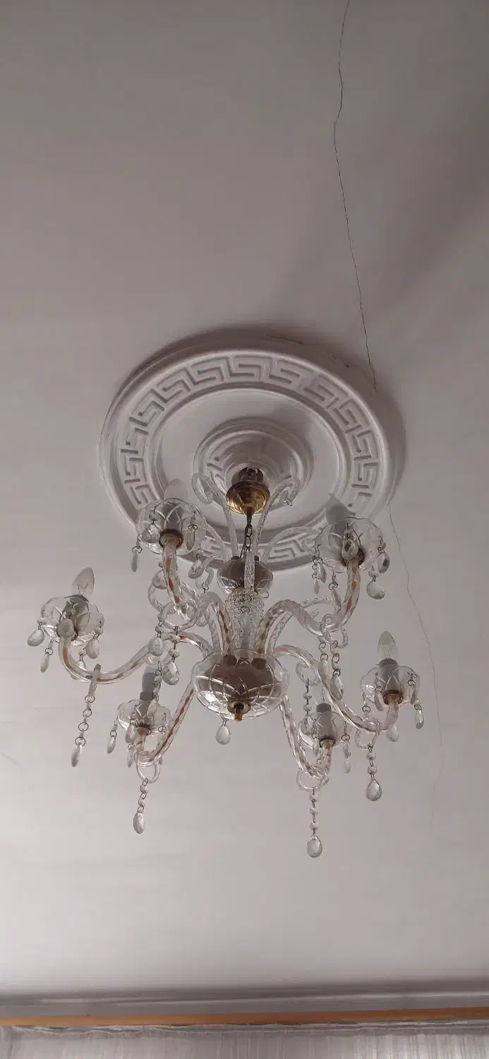 لوستر|لوستر و چراغ آویز|قم, نخودی|دیوار