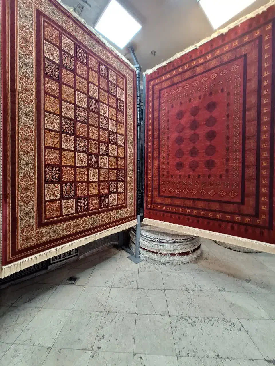 فرش شش متری کلاسیک نوین طوسی بلوچی|فرش|مشهد, امیر|دیوار