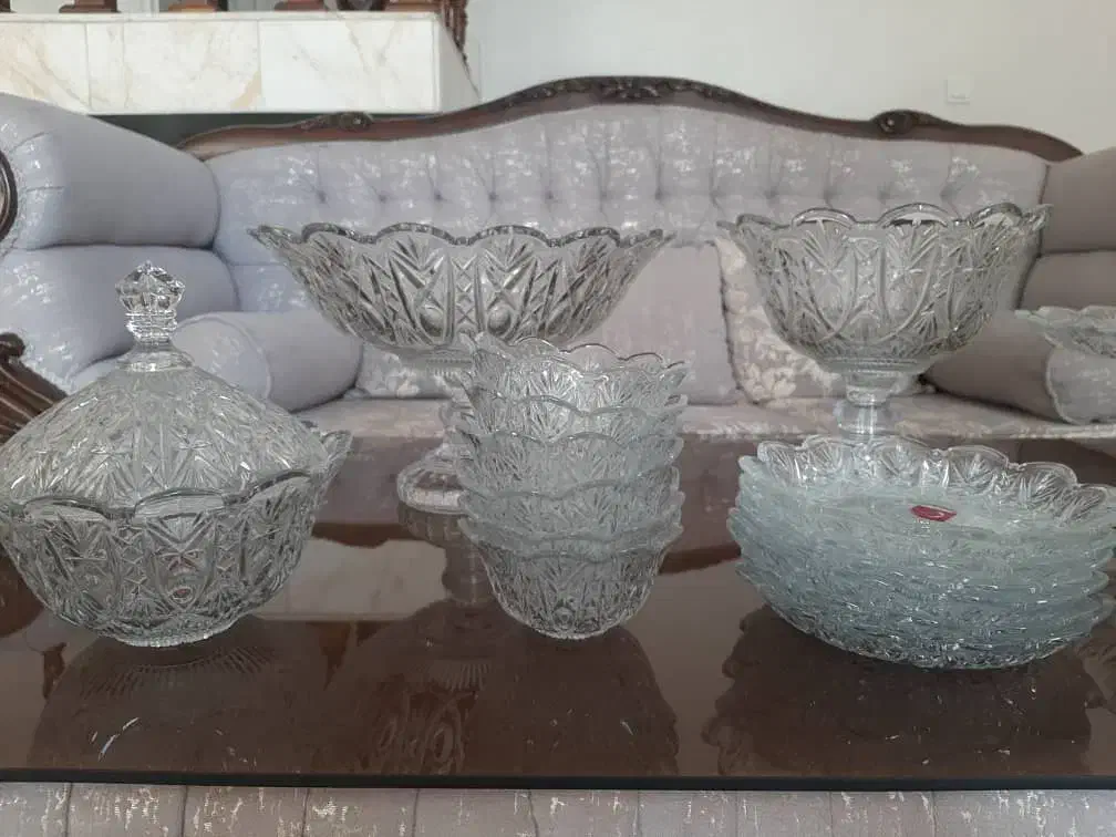 کریستال ۲۵ پارچه ایرانی مارک ساکورا|ظروف سرو و پذیرایی|تهران, شهرک آزادی|دیوار