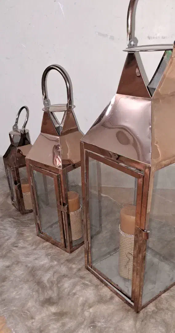 فانوس بهمراه شمع خز|صنایع دستی و سایر لوازم تزئینی|تهران, شهرک ولیعصر جنوبی|دیوار