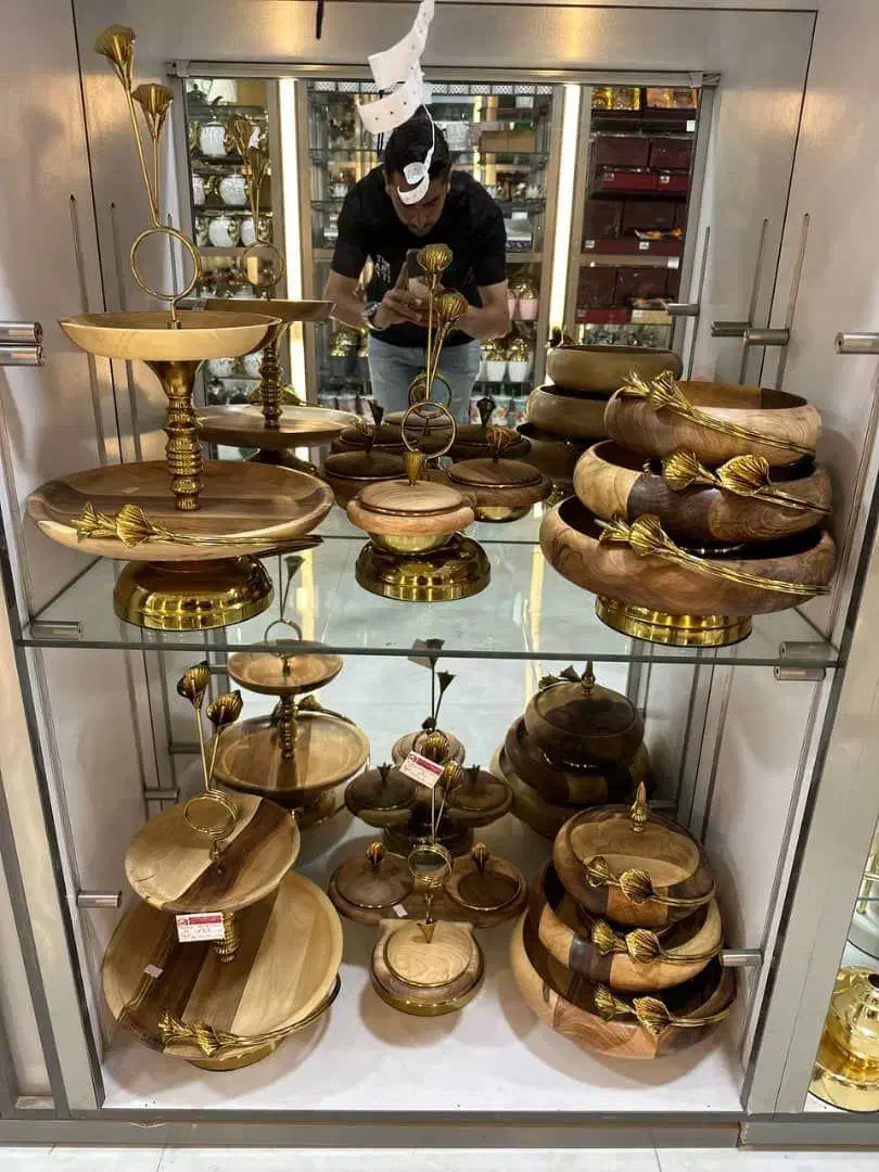 ظروف پذیرایی چوبی|ظروف سرو و پذیرایی|سنندج, |دیوار