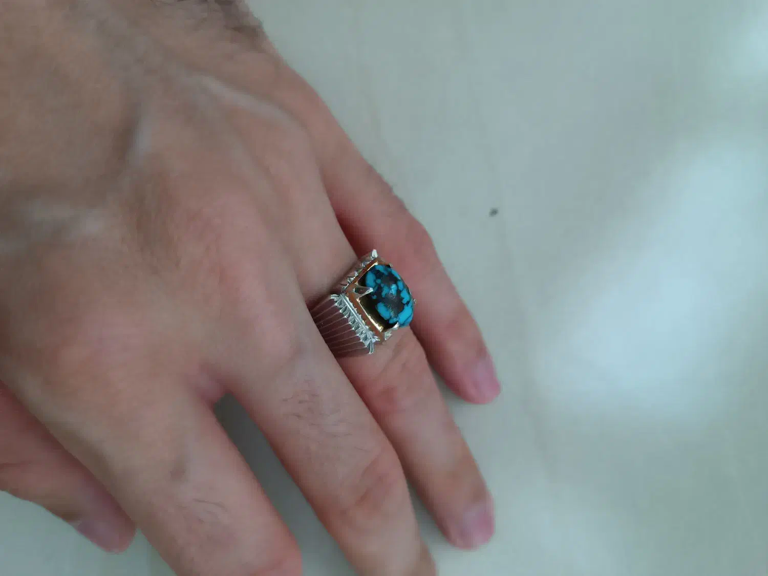 انگشتر نقره دستساز|جواهرات|سیرجان, |دیوار