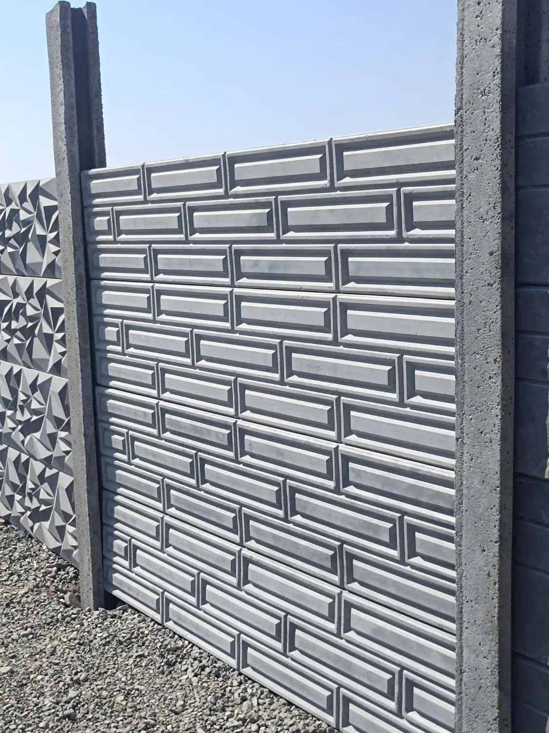 دیوار پیش ساخته بتنی کلاسیک نصب سریع|مصالح و تجهیزات ساختمان|زاوه, |دیوار