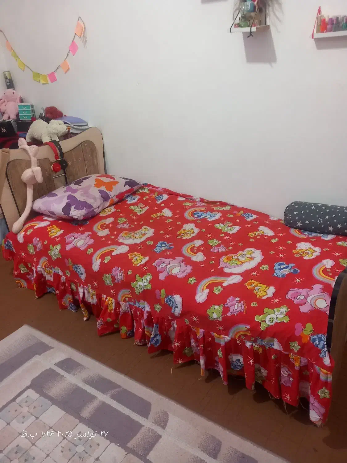 تخت خواب یک نفره نوجوان|تخت و سرویس خواب|چناران, |دیوار