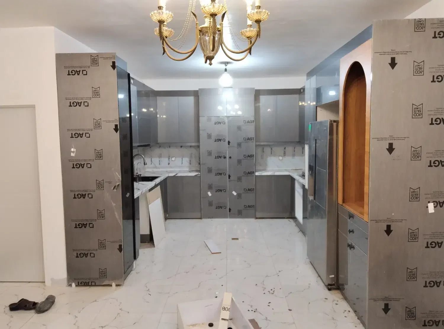 کابینت و کمد دیواری صنایع چوب علی بابا|جاکفشی، کمد، دراور|بم, |دیوار