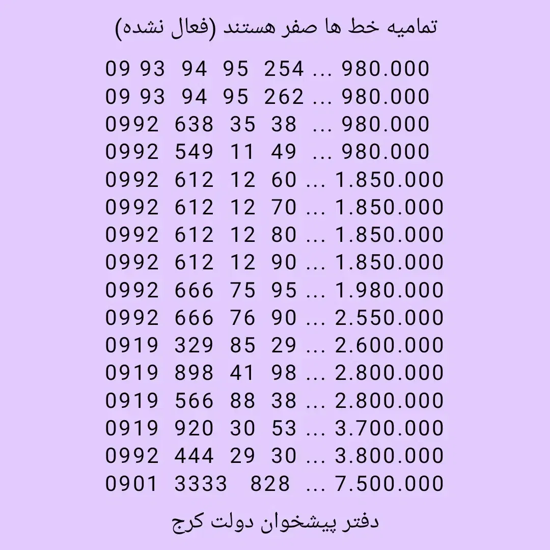 0992.549.11.49|سیمکارت|کرج, برغان|دیوار