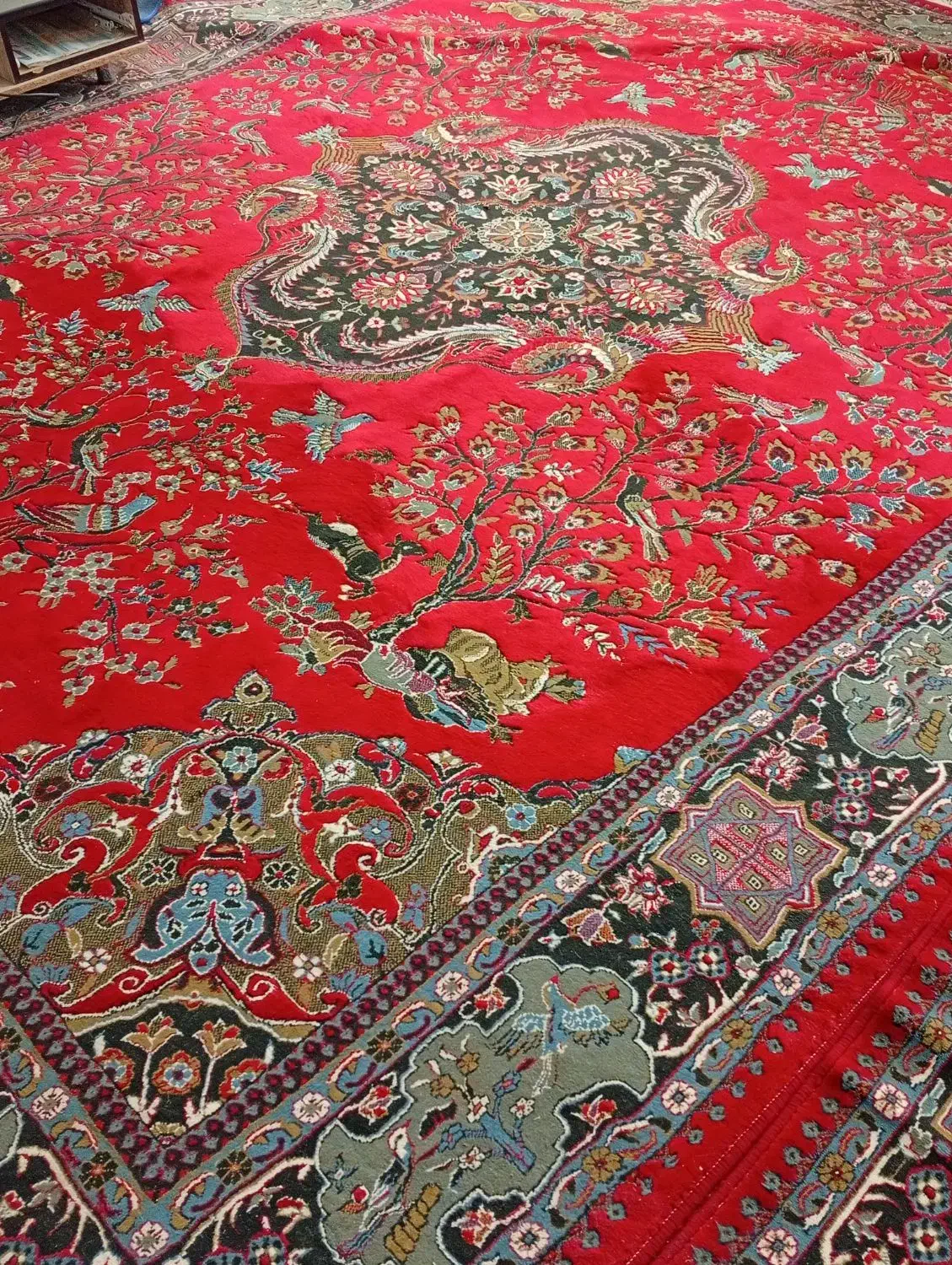 فرش ‌دوازده متری|فرش|نیشابور, فضل|دیوار