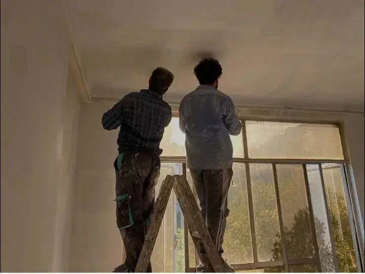 رنگ  خانه و پله فرار وگچ تعمیر|خدمات پیشه و مهارت|اهواز, منبع اب|دیوار