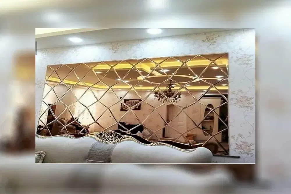 آینه دکوراتیو  الماس|آینه|شیراز, شهرک صنعتی شیراز|دیوار